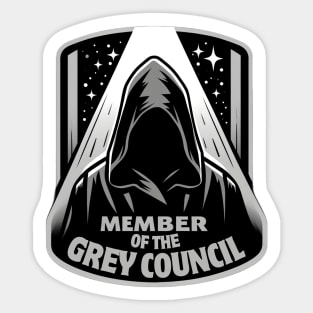 Member of the Grey Council - Spotlight - Sci-Fi Sticker